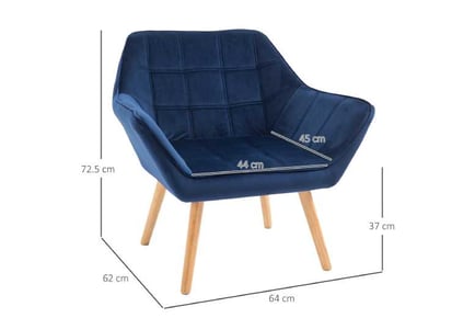 HOMCOM Armchair Accent Chair