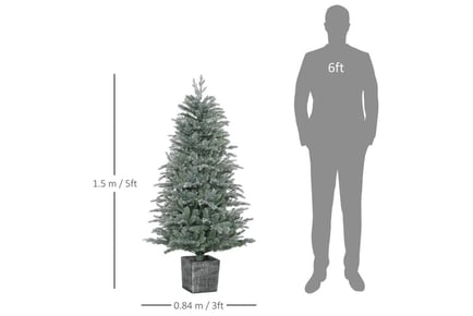 5ft Tall Artificial Christmas Tree