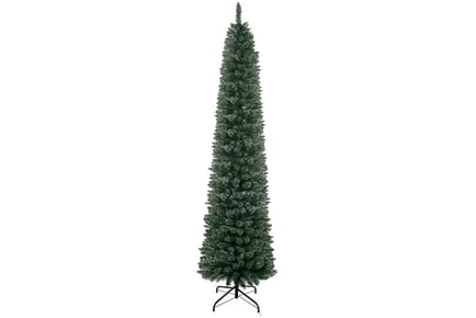 7.5FT Artificial Snow Dipped Christmas Tree