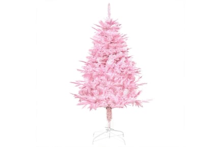 HOMCOM Pink Pop-up 4FT Christmas Tree