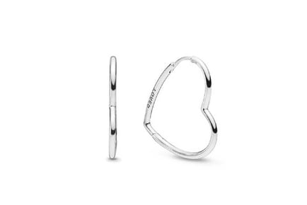 Heart Hoop Earrings