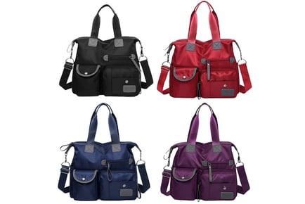 Women's Waterproof Crossbody Shoulder Bag - 4 Colours