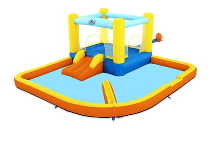 H2OGO! Outdoor Inflatable Beach Bounce Home Water Park