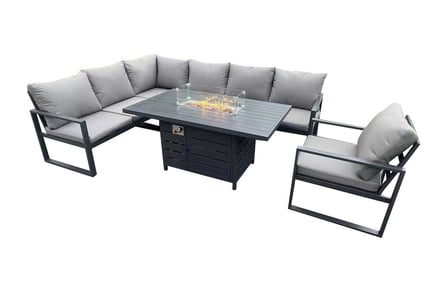 7-Seater Aluminium Garden Furniture Set