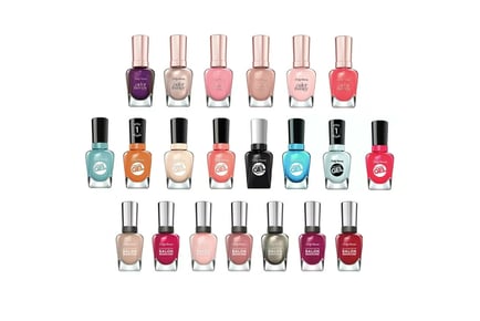 Set of 5 Assorted Sally Hansen Nail Polishes