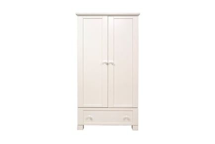 Montreal White Nursery Wardrobe Unit