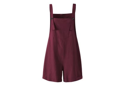 Women's Casual Shorts Jumpsuit - 5 Colour Options