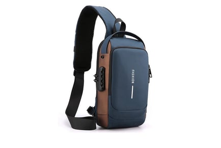 Multifunctional Rechargeable Crossbody Bag in 5 Stylish Colours