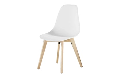 2 Oslo Dining Chairs - Black or White