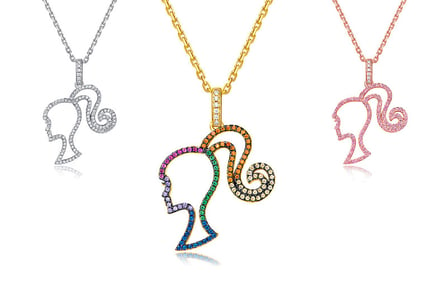 Barbie Inspired Silhouette Necklace - 3 Colours!