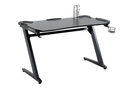 HOMCOM Ergonomic Gaming Desk