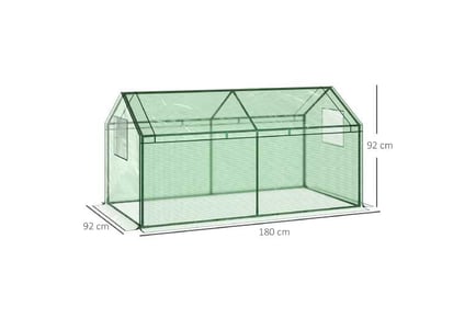 Mini Garden Greenhouse, Large Windows