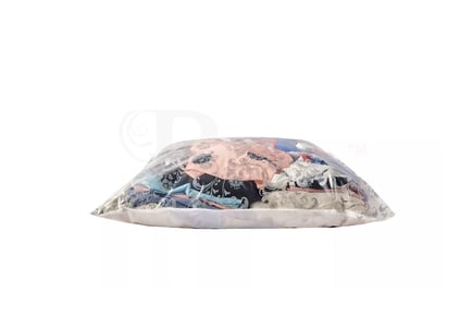 Pack of 6 Vacuum Storage Bags - 3 Sizes Included & 3 Pattern Options