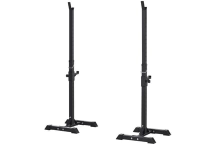 HOMCOM Heavy Duty Squat Stand Rack