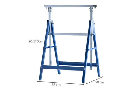 HOMCOM Builders Trestle, Blue