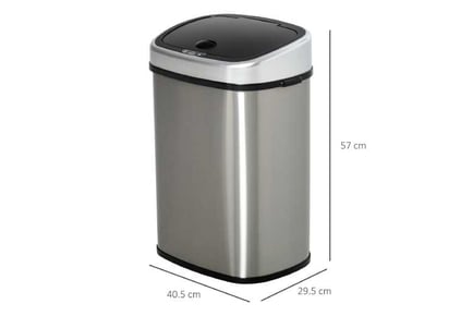 HOMCOM Sensor Dustbin, 48L