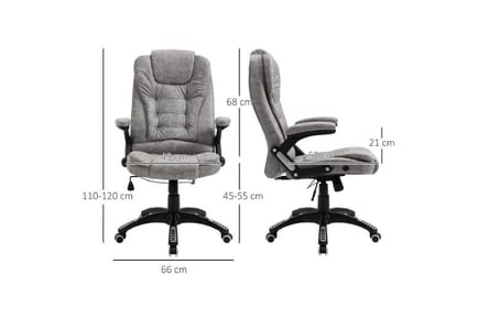 Vinsetto Office Chair - Grey