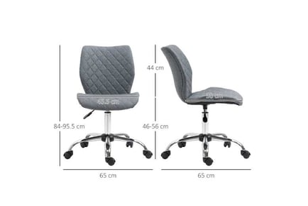 Vinsetto Mid Back Task Chair - Grey