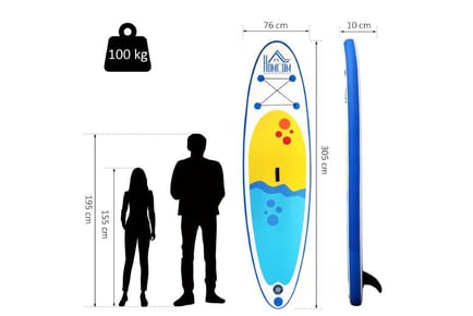 Blue Inflatable Paddle Board