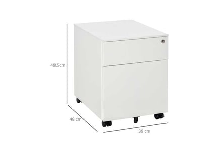 Vinsetto File Cabinet - White