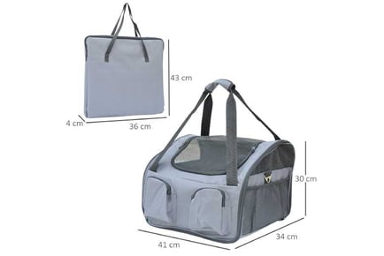 Pets Carrier Bag, Grey