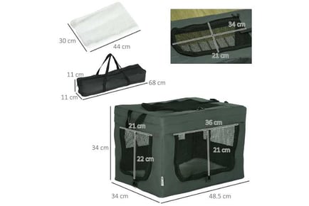 Foldable Pet Carrier, Portable Cat Bag