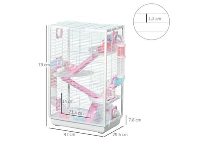 4-Tier Hamster Cage