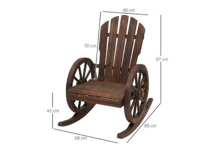 Outsunny Adirondack Rocking Chair