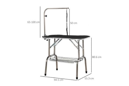 PawHut Grooming Table, Foldable