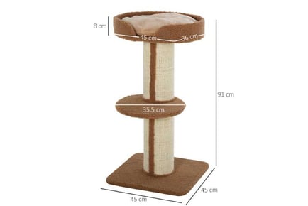 Kitten Activity Center, Perches, Brown