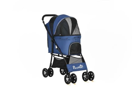 PawHut Pet Stroller, Foldable