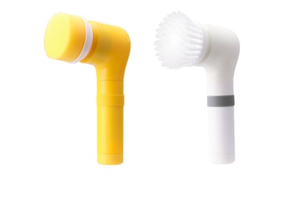 Electric Rotating Cleaning Brush - 5 Different Brush Heads!