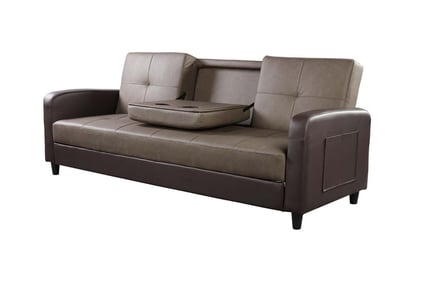 Luxury Modern Fabric Sofa Bed - Ash Grey, Black or Brown