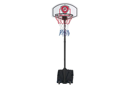 Adjustable Height Basketball Board with Metal Tube Post