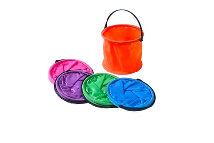 Collapsible Outdoor Beach Bucket - 6 Colours
