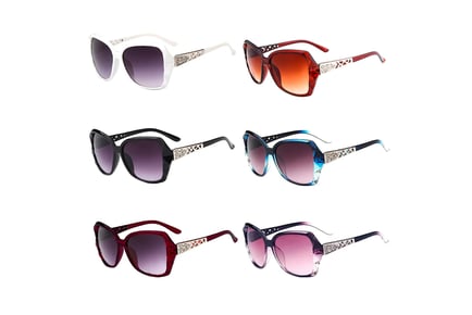 Three Pack Oversized Women's Sunglasses - 3 Colours