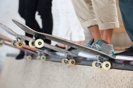 Indoor Skatepark Pass With Optional Scooter Hire for 1, 2 or 4