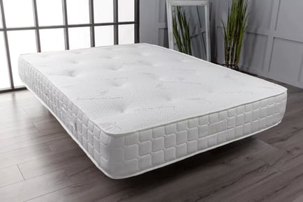 Cooling Memory Foam Sprung Mattress - 6 Sizes