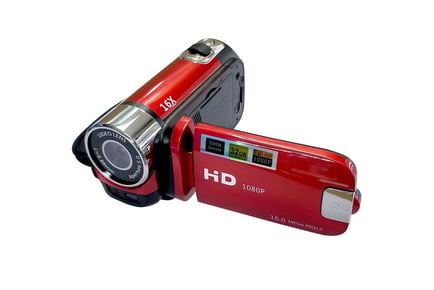 HD 270⁰ Rotation 16x Digital Video Camera - 2 Colours