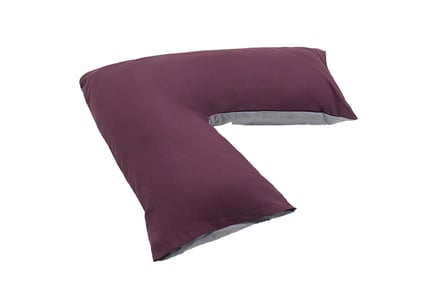 XL V Pillow With 2 Tone Pillowcase - 8 Colours!