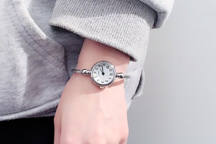 Vintage Style Watch with Bangle Strap - 7 Options!
