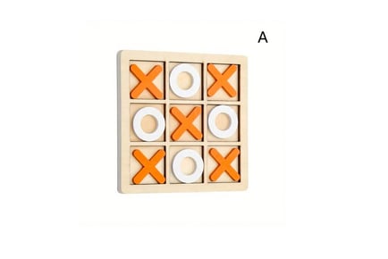 Wooden Noughts and Crosses Board - 5 Colours!