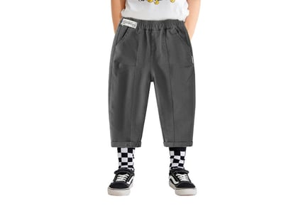 Kids Hipster Cargo Pants - Beige, Khaki or Grey!