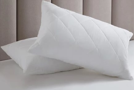Egyptian Cotton Quilted Pillows - 2, 4 or 6 Pack!