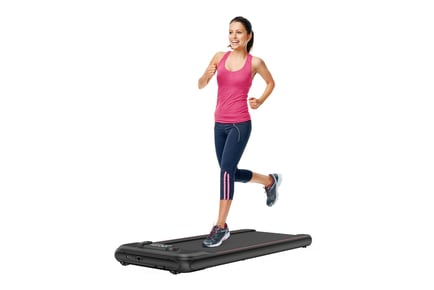 Shock-Absorbing Electric Treadmill