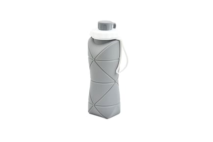 600ml Collapsible Silicone Water Bottle - 4 Colour Options