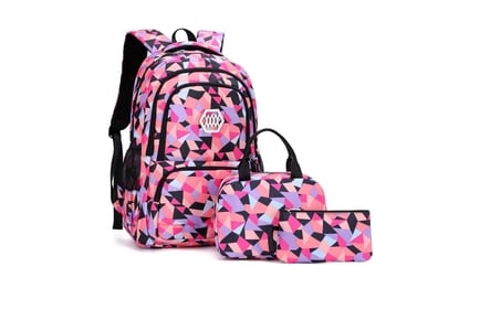 3 in 1 Waterproof School Backpack - 2 Colours