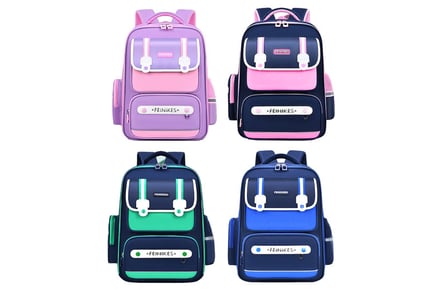 Kids' Breathable School Backpack - 2 Sizes & 4 Colours!