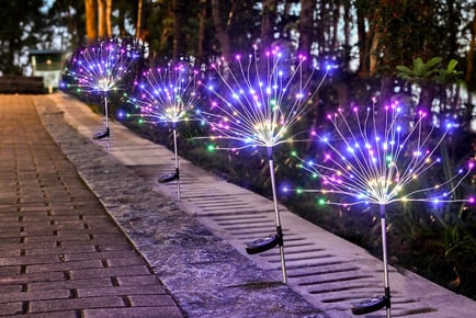 Solar firework light, Multicolour, 150 LED