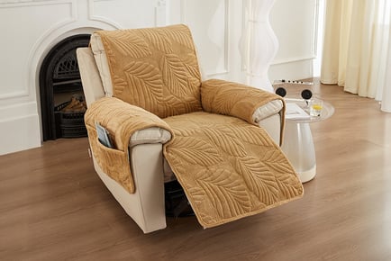 Armchair Cover with Side Pocket- Five Colour Options